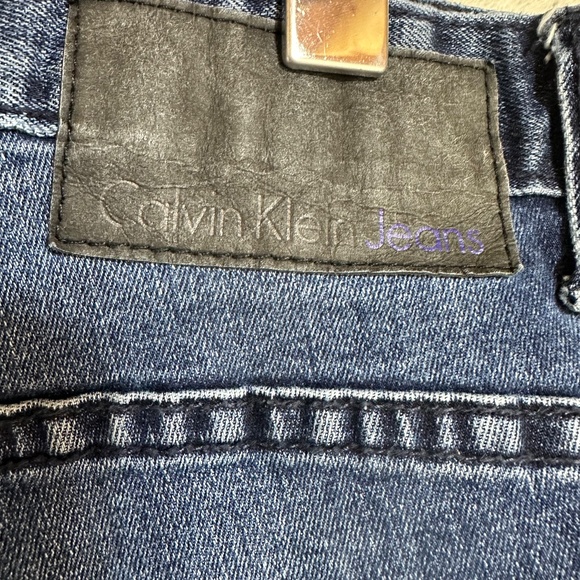 Calvin Klein Men's Jeans Blue Denim 34x32 Slim Fit Stretch Like New - Picture 6 of 8